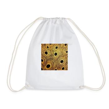 Plume de paon - Sac de sport léger - blanc - Devant