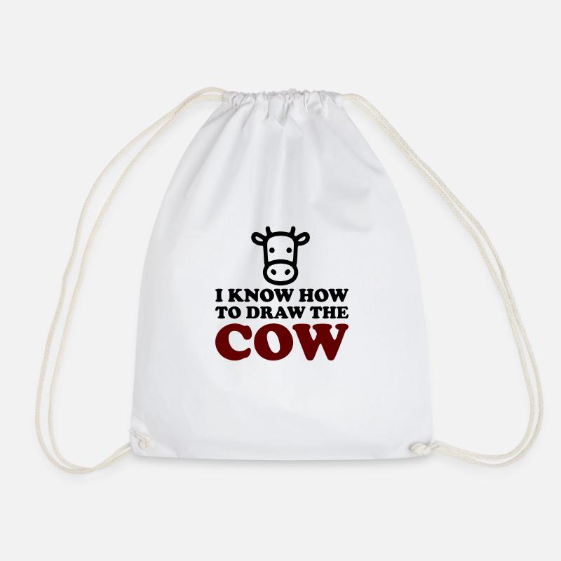 The Cow - Turnbeutel - Weiß