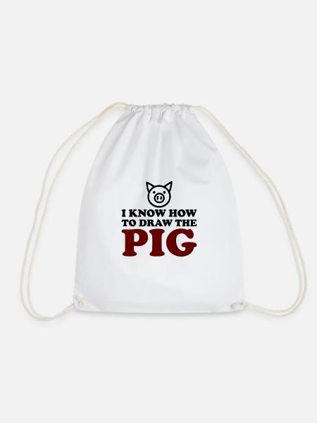 The Pig - Turnbeutel - Weiß