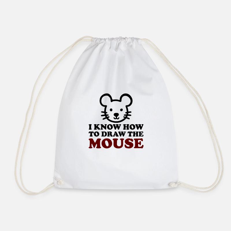 The Mouse - Turnbeutel - Weiß