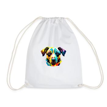 Chiot Chien Berger Allemand Propriétaire De Chien - Sac de sport léger - blanc - Devant