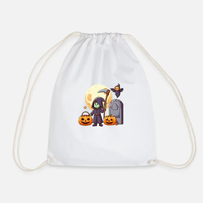 Halloween Monster - Drawstring Bag - white