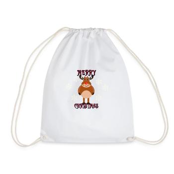 Reindeer: The Magic of Christmas - Drawstring Bag - white - Front