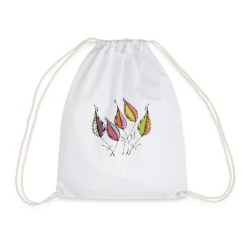List - Drawstring Bag - white - Front