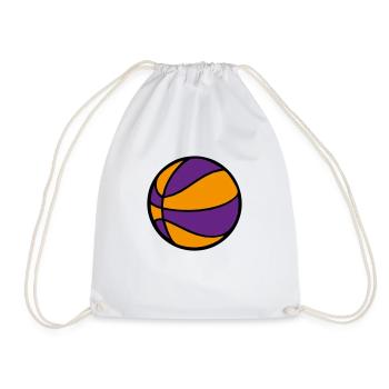 ballon de basket basketball 2510 - Sac de sport léger - blanc - Devant