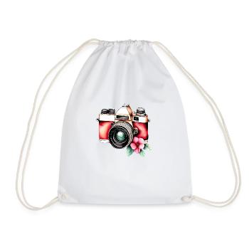 Photographie, Appareil photo, Photographe, Drôle, Photographes - Sac de sport léger - blanc - Devant