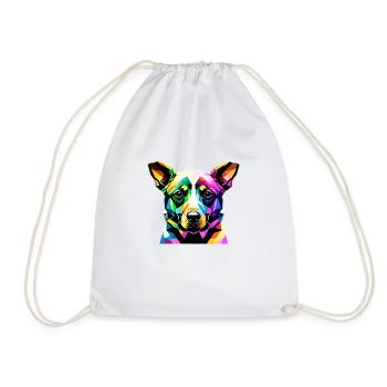 German Shepherd Dog Owner Dog Dog Owner Dog - Drawstring Bag - white - Front