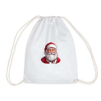 Le Père Noël, l’incroyable Père Noël - Sac de sport léger - blanc - Devant