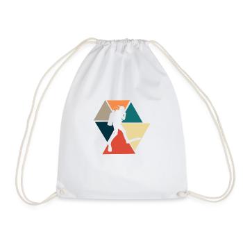 Plongée sous-marine rétro vintage - idée cadeau - Sac de sport léger - blanc - Devant