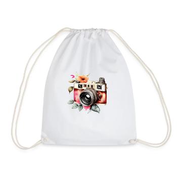 Camera Photographer Funny Photographers Photograph - Drawstring Bag - white - Front