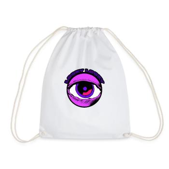 lookylooky 4 - Drawstring Bag - white - Front