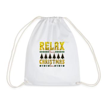 Noël Noël père Noël nicolas coquine - Sac de sport léger - blanc - Devant