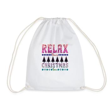 Noël Noël père Noël nicolas coquine - Sac de sport léger - blanc - Devant