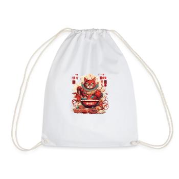 Ramen Cat - Turnbeutel - Weiß - Vorne