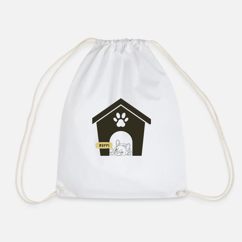 Ruff Day Hundedesign - Turnbeutel - Weiß