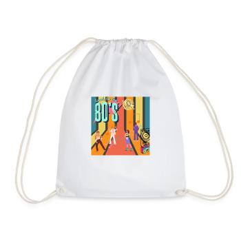 Rainure de rouleau rétro - Sac de sport léger - blanc - Devant