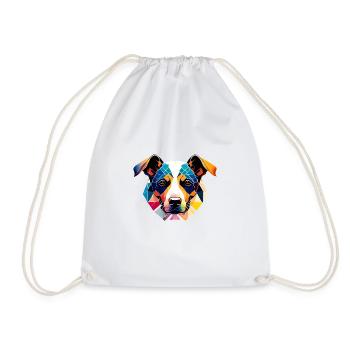 German Shepherd Dog Owner Dogs Dog Owner Dog - Drawstring Bag - white - Front