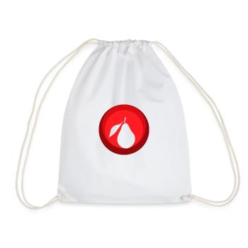 Vegan Toast Foodie w - Drawstring Bag - white - Front