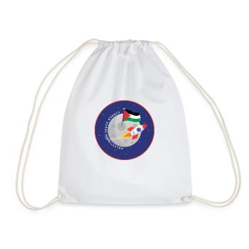 Palestinian Space Agency - Drawstring Bag - white - Front