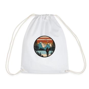 La montagne vous appelle 1 - Sac de sport léger - blanc - Devant