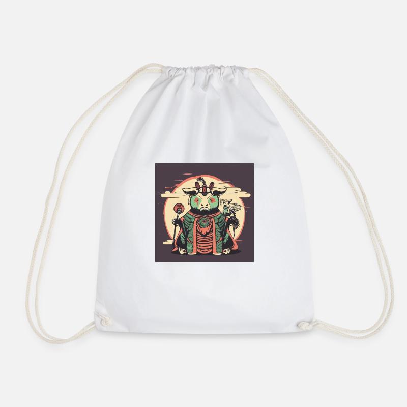 Goats Priest - Drawstring Bag - white
