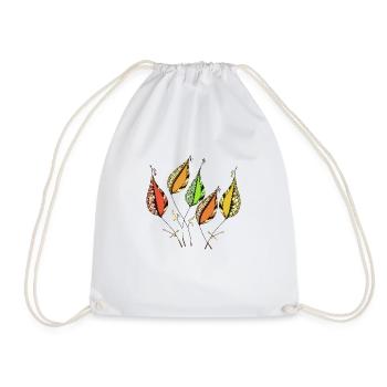List - Drawstring Bag - white - Front