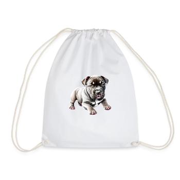 Staffordshire Bull Terrier Chiens Chiens Propriétaires de chiens - Sac de sport léger - blanc - Devant