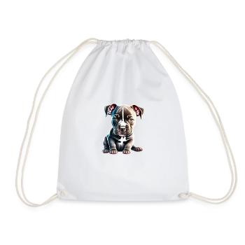 Staffordshire Bullterrier Hundebesitzer Hund Hunde - Turnbeutel - Weiß - Vorne