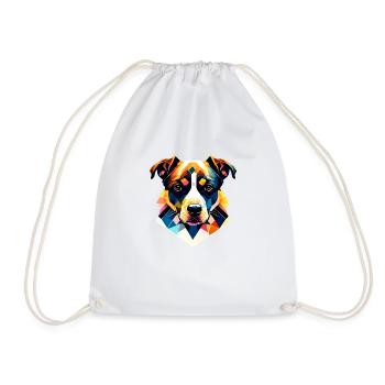 German Shepherd Dog Owner Dog Dog Dog Owner - Drawstring Bag - white - Front