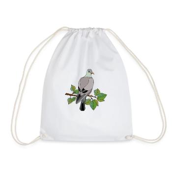 Oiseau - Sac de sport léger - blanc - Devant