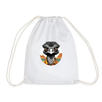 Émeu - Sac de sport léger - blanc - Devant