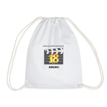 Dix-huitième anniversaire 18 - Sac de sport léger - blanc - Devant