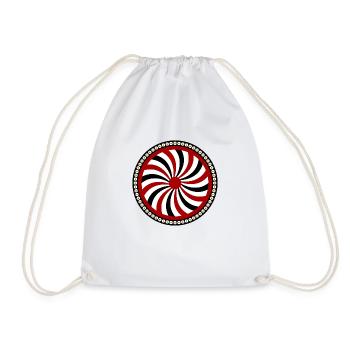 Spartan King Shield Ancient Greece - Drawstring Bag - white - Front
