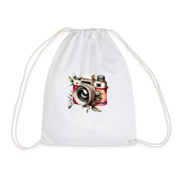 Appareil photo Photographe Photographe Photographie Drôle - Sac de sport léger - blanc - Devant
