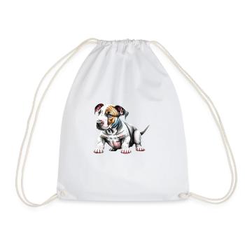 Staffordshire Bullterrier Hunde Hundebesitzer Hund - Turnbeutel - Weiß - Vorne