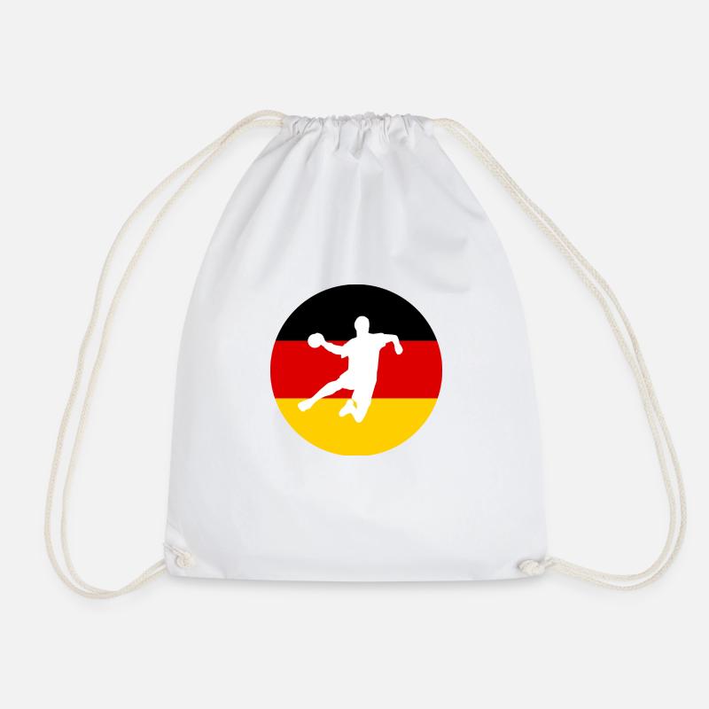 Handball - Team Germany - Drawstring Bag - white