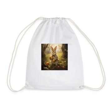 Easter Bunny - Drawstring Bag - white - Front