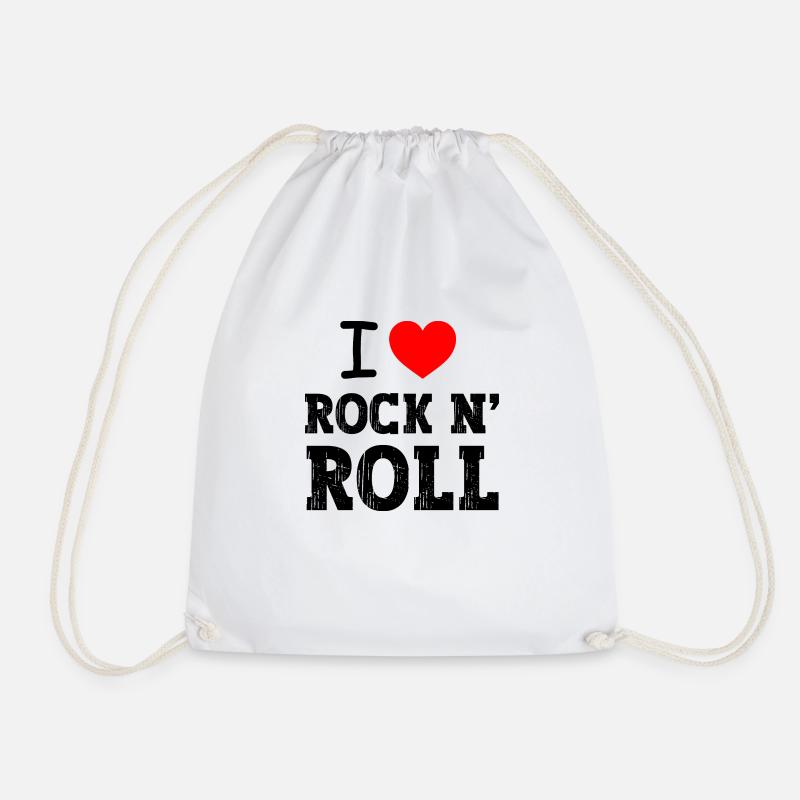 Ich liebe Rock 'n' Roll - Turnbeutel - Weiß