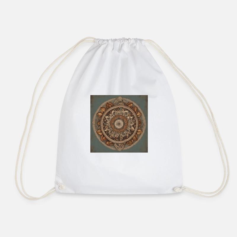 Ethereal Guardian Mandala Mastery Tee - Turnbeutel - Weiß