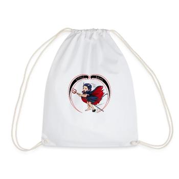 little devil - Drawstring Bag - white - Front
