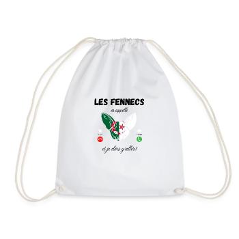les Fennecs m’appelle et je dois y aller - Sac de sport léger - blanc - Devant