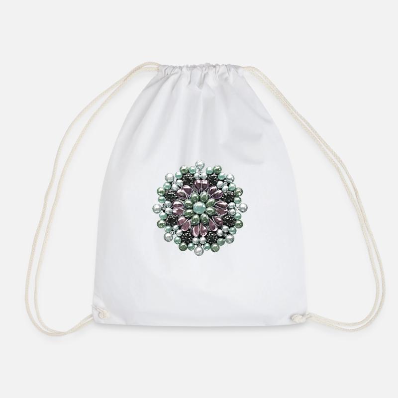 My Jewel V1 - Drawstring Bag - white