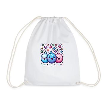 Joie de carnaval avec des confettis - Sac de sport léger - blanc - Devant