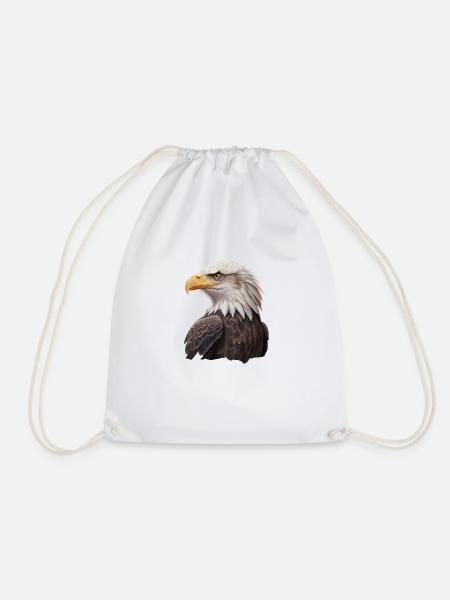 Schöner Weißkopfseeadler - Turnbeutel - Weiß
