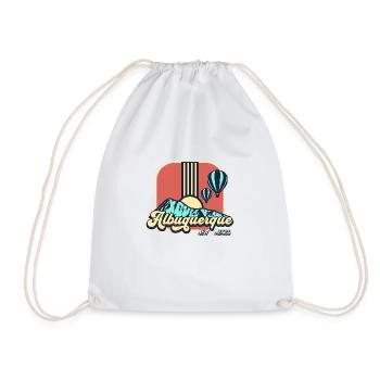 Albuquerque Rétro Montgolfière - Sac de sport léger - blanc - Devant