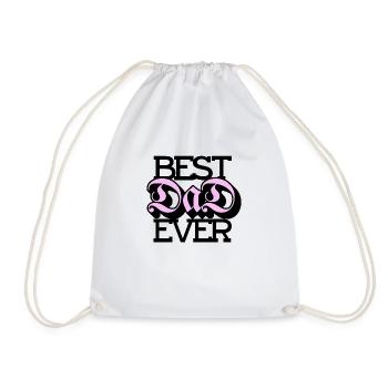 LE MEILLEUR PAPA - Best dad ever - Sac de sport léger - blanc - Devant