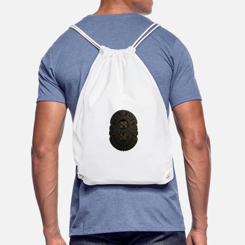 Monogramme Maya noir et or Sac de sport léger