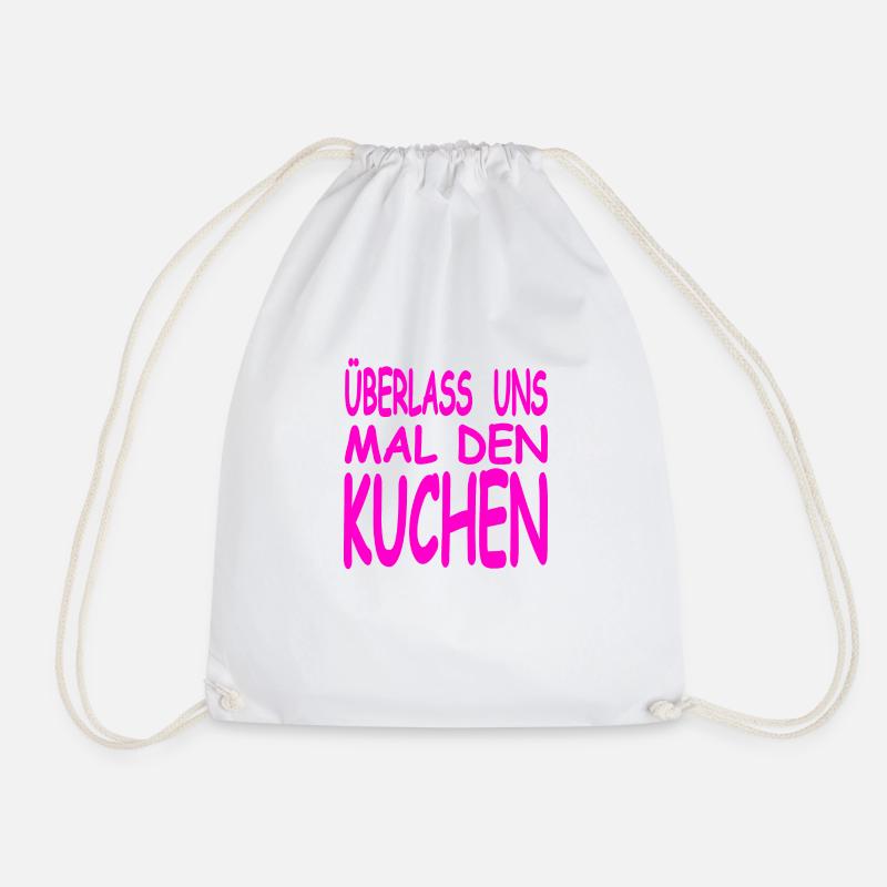 Kuchen - Turnbeutel - Weiß