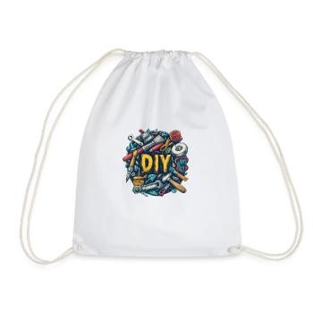 Créativité en action | DIY - Sac de sport léger - blanc - Devant