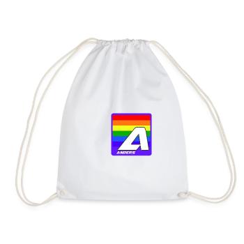Rainbow Colors - Different - Drawstring Bag - white - Front